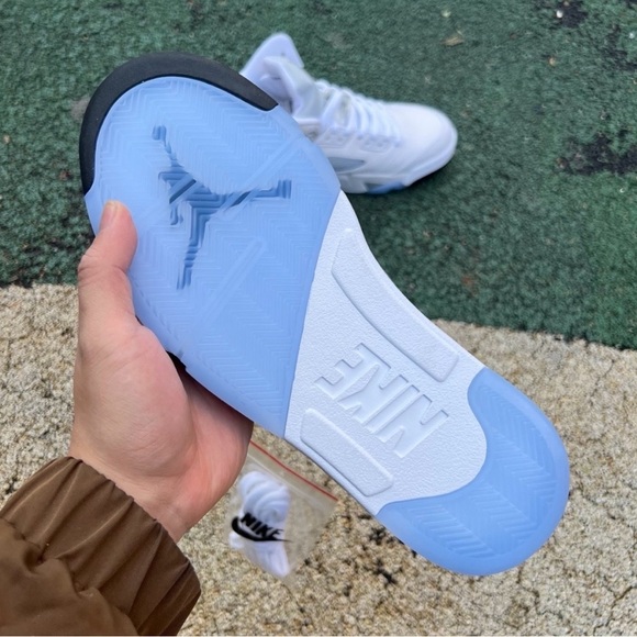 Jordan White and Gray Sneakers - Picture 4 of 4